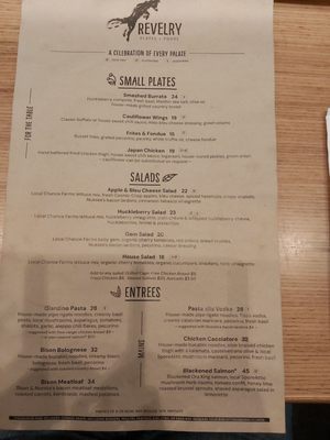 Menu photo 7 Revelry Bozeman, MT Menu photo 7 Revelry Bozeman, MT
