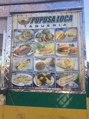 Menu photo 7 La Pupusa Loca San Jose, CA Menu photo 7 La Pupusa Loca San Jose, CA