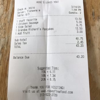 Rose’s - Breakfast & Brunch Near Me - Detroit, Michigan