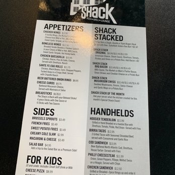 The Shack Tipton - Menu - Cocktail Bars Near Me - Tipton, Indiana The Shack Tipton - Menu - Cocktail Bars Near Me - Tipton, Indiana
