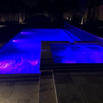 Pool & Landscape Development - Night view - Landscaping Near Me - Oakley, California