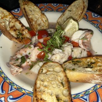 Cafe Sevilla - Halibut & Shrimp Ceviche - Spanish Near Me - Costa Mesa, California