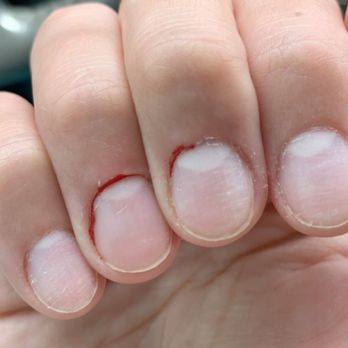 Annie's Nails & Spa - Finished product to right hand - Nail Salons Near Me - Odessa, Texas