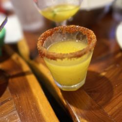 La Brisa Mexican Grill - Mango lollipop shot