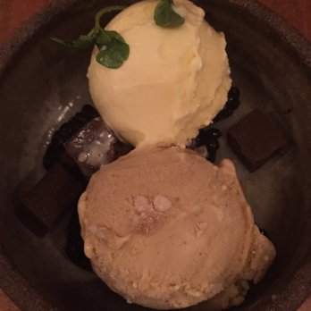 The Progress - Ice cream duo (peach & graham cracker) - New American Near Me - San Francisco, California The Progress - Ice cream duo (peach & graham cracker) - New American Near Me - San Francisco, California