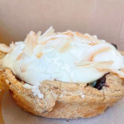 Coconut Cream Tart - shared this with two other colleagues. Very rich and delicious.