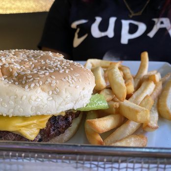 Solluna - Burger with fries - Mexican Near Me - Fort Lauderdale, Florida Solluna - Burger with fries - Mexican Near Me - Fort Lauderdale, Florida
