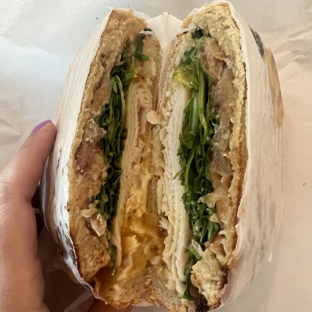 Pumpernickel + Rye - Don't Worry Brie Happy Sandwich - Delis Near Me - Urbana, Maryland Pumpernickel + Rye - Don't Worry Brie Happy Sandwich - Delis Near Me - Urbana, Maryland