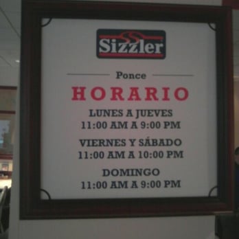 Sizzler - Main Sign as you walk in...well not main, but first I guess - Steakhouses Near Me - Ponce, Puerto Rico