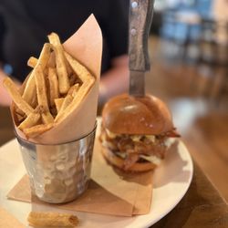 Barrington Tap & Table - Smoke Burger and hand cut fries.