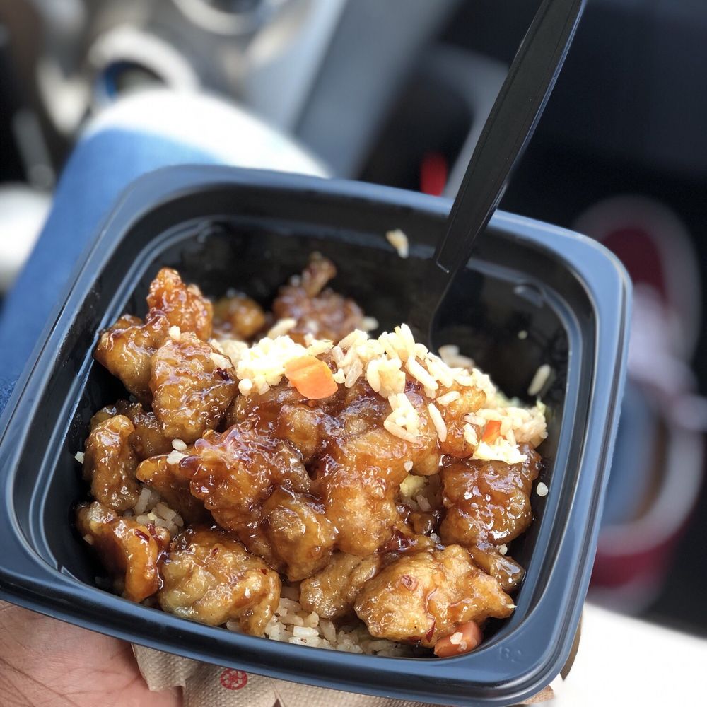 Panda Express - Orange Chicken and rice bowl - Chinese Near Me - Tucker, Georgia
