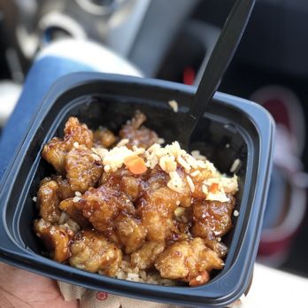 Panda Express - Orange Chicken and rice bowl - Chinese Near Me - Tucker, Georgia
