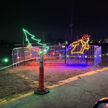 Gillette Stadium - Light display with safety cone - Venues & Event Spaces Near Me - Foxborough, Massachusetts