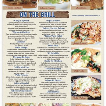 El Rancho Grande - Menu - Mexican Near Me - Greenville, Kentucky