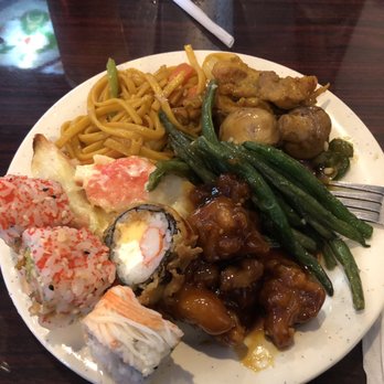 Yoki Buffet - Stuff from the buffet line. Hot food and sushi. - Sushi Bars Near Me - Murfreesboro, Tennessee