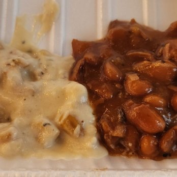 Duke City BBQ - Crazy good cream style corn gettin' cozy with BBQ beans well loaded with shredded meat and a sweet/peppery kick. - Barbeque Near Me - Albuquerque, New Mexico Duke City BBQ - Crazy good cream style corn gettin' cozy with BBQ beans well loaded with shredded meat and a sweet/peppery kick. - Barbeque Near Me - Albuquerque, New Mexico