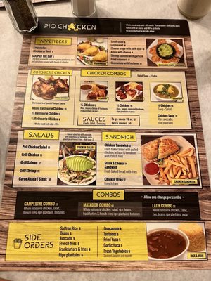 Menu photo 2 Pio Pio Blakeney Charlotte, NC