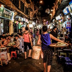 Red Lantern Journeys - Night Market, Vietnam