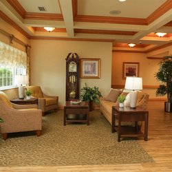 Stonespring of Vandalia - Step into comfort at Stonespring. Our welcoming, modern lobby provides a warm, elegant space for patients, families, and visitors.