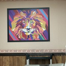 Cool Painting in restaurant Cool Painting in restaurant