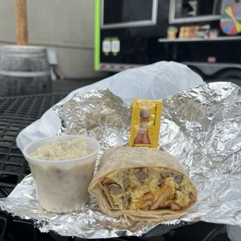 Yoda’s Hut - A worthy breakfast burrito. - Food Trucks Near Me - Coos Bay, Oregon