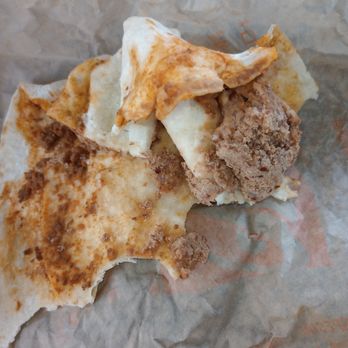 Taco Bell - Supposed to be a Beefy 5 Layer burrito but it's nothing but a glob of dried up beans and not much else. - Fast Food Near Me - Tulsa, Oklahoma Taco Bell - Supposed to be a Beefy 5 Layer burrito but it's nothing but a glob of dried up beans and not much else. - Fast Food Near Me - Tulsa, Oklahoma