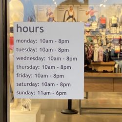 Lululemon - Hours.