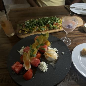 Watertable - Flat Bread, Geisha's Blessing and Jalisco Holy Water - New American Near Me - Huntington Beach, California