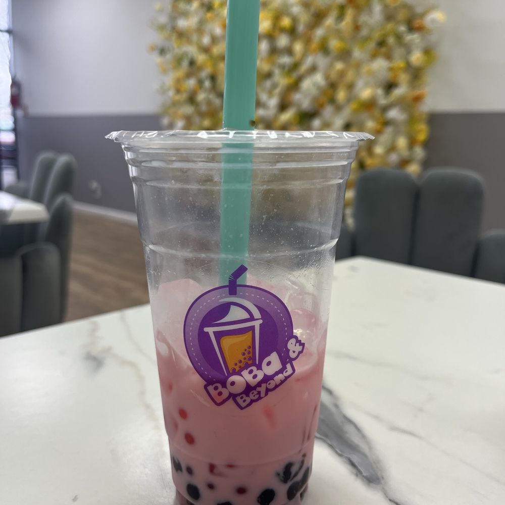 Strawberry milk tea