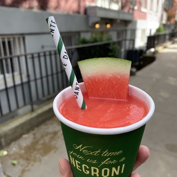 Dante - Watermelon margarita slushie - Cocktail Bars Near Me - New York, New York