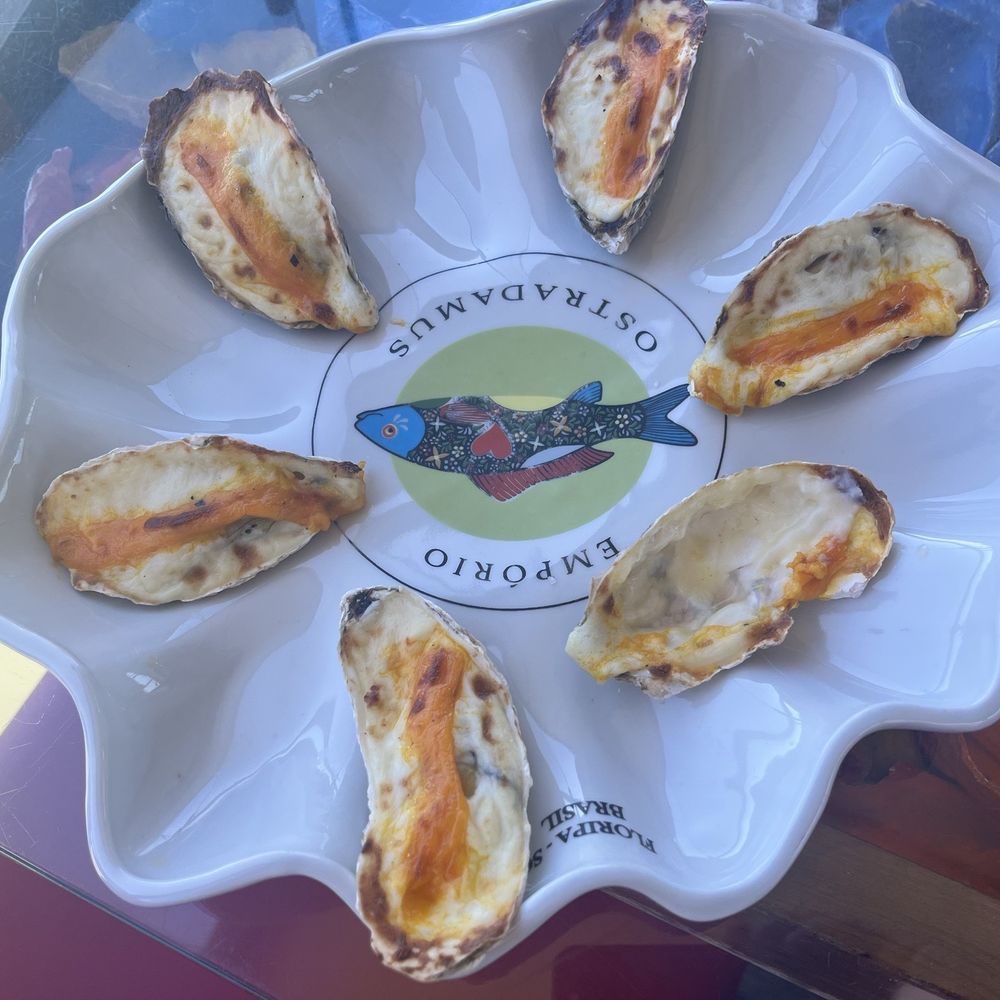 Ostradamus - Charred oysters - Seafood Near Me - Florianópolis, South Carolina
