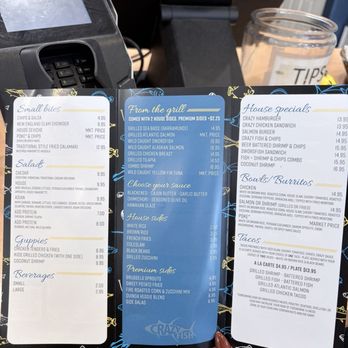 Crazy Fish Grill Express - menu - Fish & Chips Near Me - San Pedro, California Crazy Fish Grill Express - menu - Fish & Chips Near Me - San Pedro, California