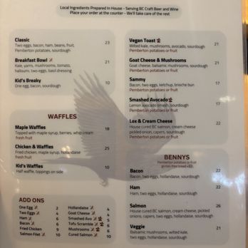 Hunter Gather - Brunch menu - Barbeque Near Me - Whistler, British Columbia