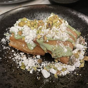 Kenji Omakase - Pistachio Matcha beignets - Japanese Near Me - New Orleans, Louisiana Kenji Omakase - Pistachio Matcha beignets - Japanese Near Me - New Orleans, Louisiana