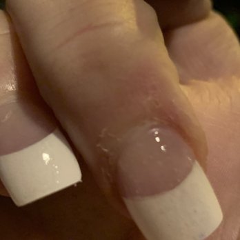 Diana Nails - Picture of the horrible job done at Diana's nails - Nail Salons Near Me - Sacramento, California