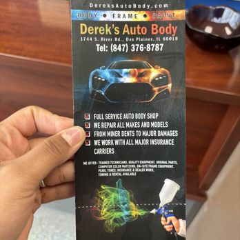 Dereks Auto Body Shop - HIGHLY RECOMMEND! - Body Shops Near Me - Des Plaines, Illinois