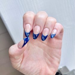 Together Nail Parlor - Fill-in galaxy theme by Natalie! So perfect and beautiful every time!