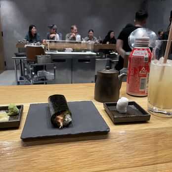 Hello Nori - TRUFFLE + WHITE PEACH beverage with other nice HELLO NORI simple touches - Japanese Near Me - Vancouver, British Columbia Hello Nori - TRUFFLE + WHITE PEACH beverage with other nice HELLO NORI simple touches - Japanese Near Me - Vancouver, British Columbia