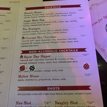 Miracle On Orange - Menu - Bars Near Me - Winter Park, Florida Miracle On Orange - Menu - Bars Near Me - Winter Park, Florida
