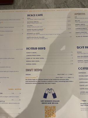 Menu photo 1 Sicily Belgravia, XGL