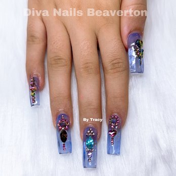 Diva Nail & Spa - Crystal Jelly Set - Nail Salons Near Me - Beaverton, Oregon Diva Nail & Spa - Crystal Jelly Set - Nail Salons Near Me - Beaverton, Oregon