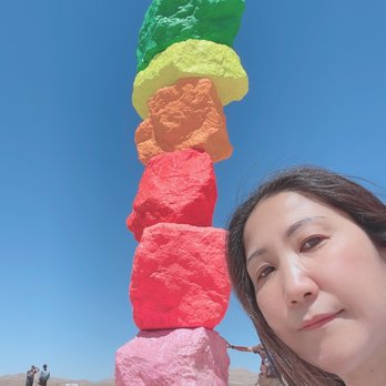Seven Magic Mountains - Public Art Near Me - Las Vegas, Nevada