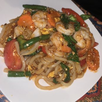 Thai star - Spicy Shrimp Udon Noodles - Thai Near Me - Durham, North Carolina