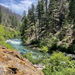 The beautiful North Umpqua River in Oregon