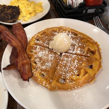 Another Broken Egg Cafe - Pumpkin Waffle - Breakfast & Brunch Near Me - Winter Park, Florida