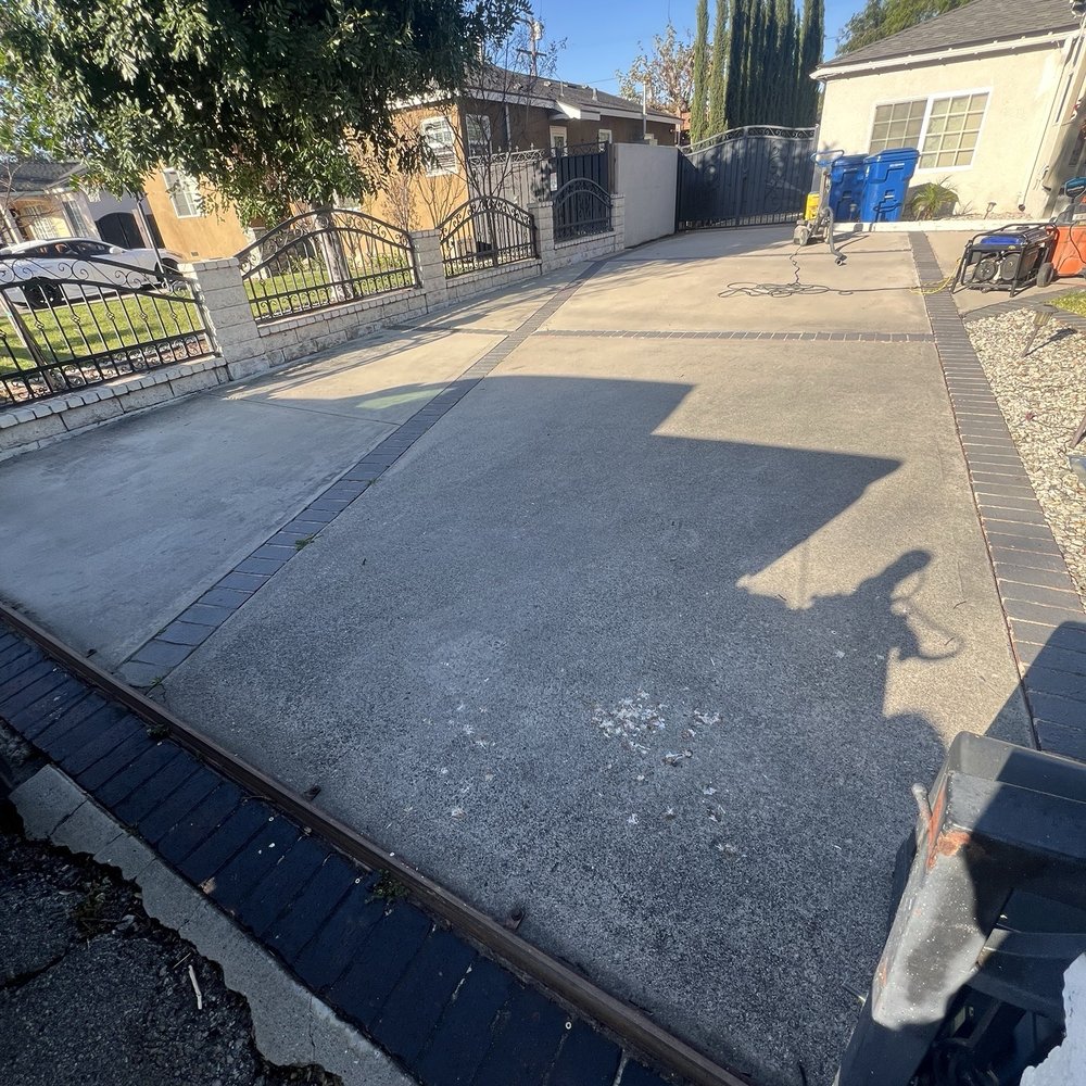 J.V Epoxy Flooring - Before - Masonry/Concrete Near Me
