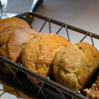 Canoe - Scones: Plain, Strawberry, White Chocolate Mint, Goat Cheese and Spinach - New American Near Me - Atlanta, Georgia