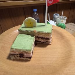 Bean pile cake