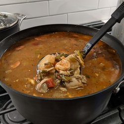 Prestige Oyster - Prestige Oysters in our homemade seafood gumbo