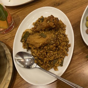 Mercado Little Spain - Chicken paella. Left a bit to be desired. No seafood. - Seafood Near Me - New York, New York